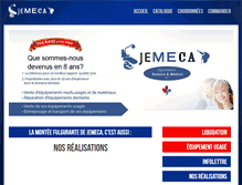 Tablet Screenshot of jemeca.com